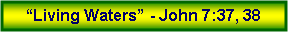 Text Box: �Living Waters� - John 7:37, 38