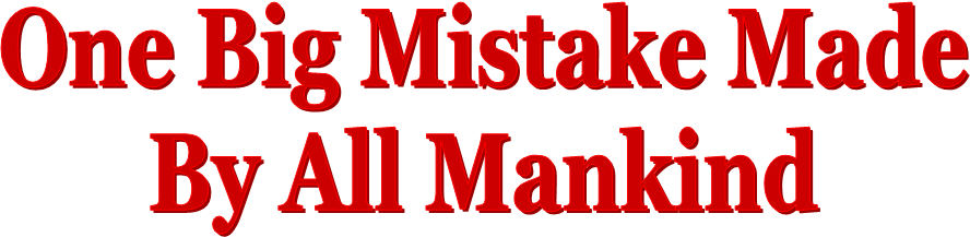 One Big Mistake Made
By All Mankind